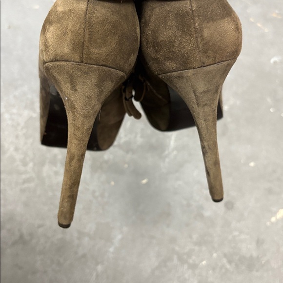 VIA SPIGA SUEDE LEATHER  PLATFORM ANKLE BOOTS - Picture 7 of 7